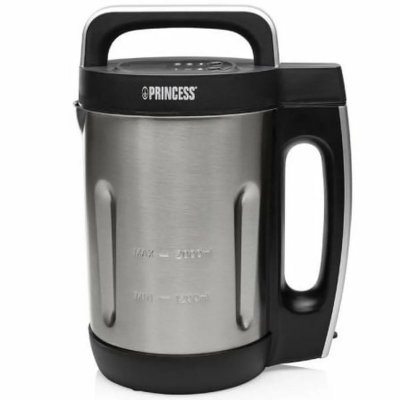 PRINCESS 01.214002.01.001 2 l 200 w acier inoxydable noir