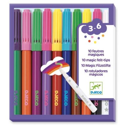 DJECO 10 feutres magiques Rouge 