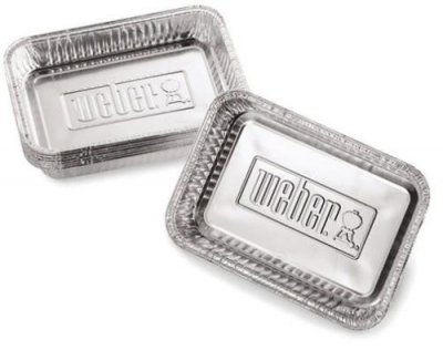 WEBER 10 Petites barquettes aluminium 
