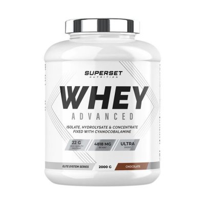 SUPERSET NUTRITION 100% WHEY PROTEINE ADVANCED (2kg)   Whey prot&eacute;ine   Chocolat    
