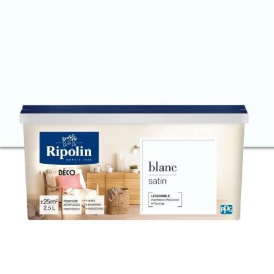 RIPOLIN 10T Rip.DECO Multi Supp.SAT.2.5L Blanc