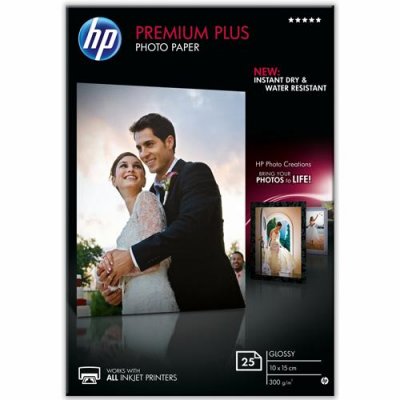 HP 25 Feuilles papier photo 10x15 -  - 300g