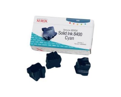 XEROX 3 Batonnets d'encre solide cyan pour  Phaser 8400
