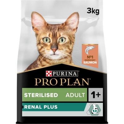 PRO PLAN 3 kg Sterilised  Chat saumon Croquettes pour chat