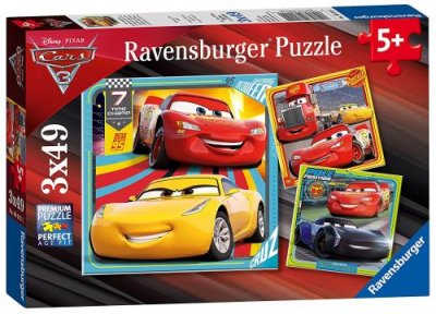 RAVENSBURGER 3 Puzzles - Cars 3 
