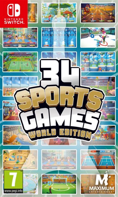 JUST FOR GAMES 34 Sports Games World Edition SWITCH 