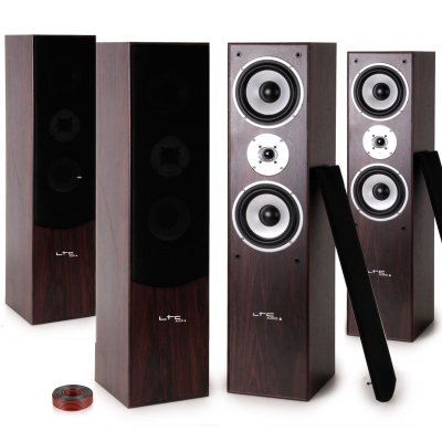 LTC 4 Enceintes Hifi/Home-Cin&eacute;ma Bass Reflex 4x500W L766-WA  Audio