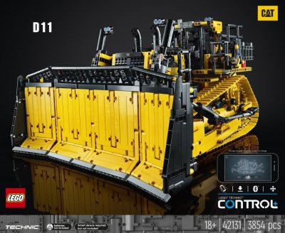 42131 LEGO Technic Bulldozer D11 Cat telecommande 