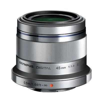 OLYMPUS 45mm f/1.8 Argent pour Micro 4/3 (MFT)