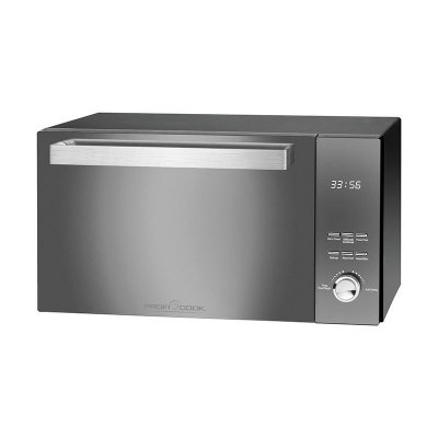 PROFICOOK 501204 23 litres 1000 watts verre double vitrage porte noir 