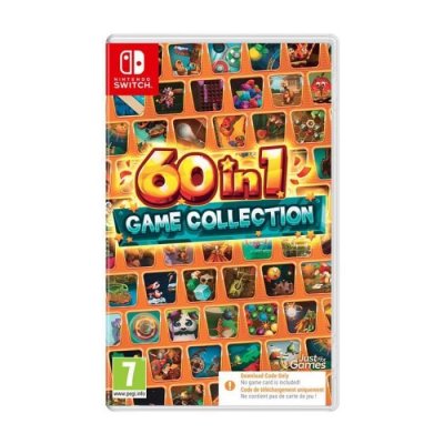 JUST FOR GAMES 60 in 1 Game Collection Code in a box Nintendo Switch 