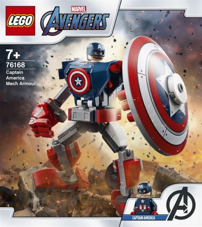 76168 l'armure robot de captain america