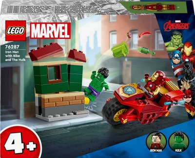 76287 Iron man avec une moto et hulk LEGO&reg; 