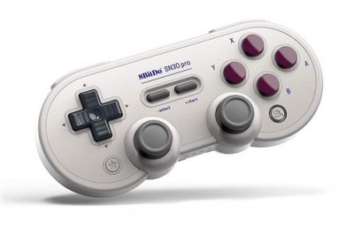 8BITDO  manette de jeu sn30 pro g snes classic - cr&egrave;me