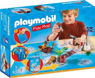 9328 playmobil pirates avec support de jeu 1218
