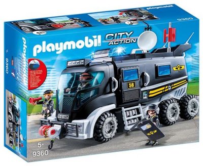 9360 Camion policiers d'&eacute;lite avec sir&egrave;ne