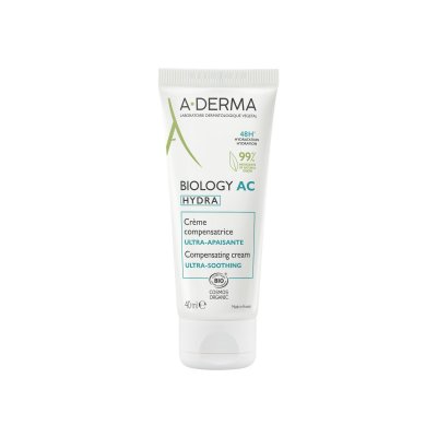 A-DERMA Biology Ac Hydra Cr&egrave;me Compensatrice Ultra Apaisante 40 ml
