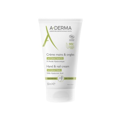 A-DERMA Cr&egrave;me Mains et Ongles Hydratante 50 ml