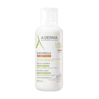 A-Derma Exomega Control Baume Emollient Anti-Grattage 400ml