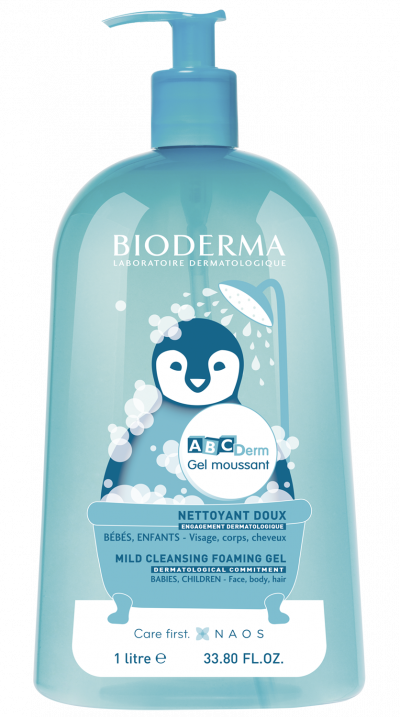 BIODERMA ABCDerm Moussant nettoyant doux 1L