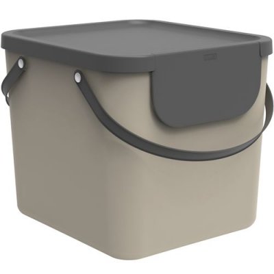 ROTHO Abfallbeh&auml;lter Albula 40l 39,8x35,8x33,9cm cappuccino - 