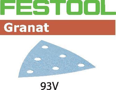 FESTOOL Abrasifs Triangulaires Stickfix 93x93 Mm Grain 120 Bo&icirc;te De 100 Pi&egrave;ces