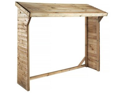  Abri b&ucirc;ches - 1.05 m&sup2; - 2.10 x 0.50 x 1.8 m- 2 St&egrave;res