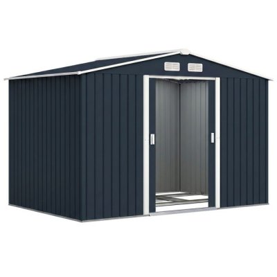 OUTSUNNY Abri de jardin 2 portes couli 