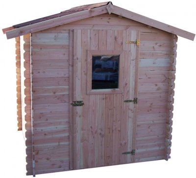 HABRITA Abri de jardin 4.28m&sup2; bois naturel  - du2020.02n - dublin
