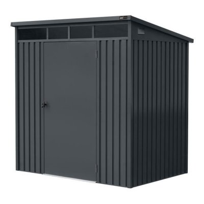 AXI Abri de jardin -  - Victor - M&eacute;tal - Anthracite - 146 x 197 x 201 cm 