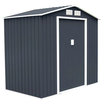  Abri de Jardin en M&eacute;tal - COSTWAY - 2,71m&sup2; - Porte Coulissante - 2 Fen&ecirc;tres de Ventilation