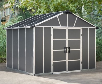 PALRAM Abri de jardin en r&eacute;sine YUKON - 7.9 m&sup2; - sans plancher