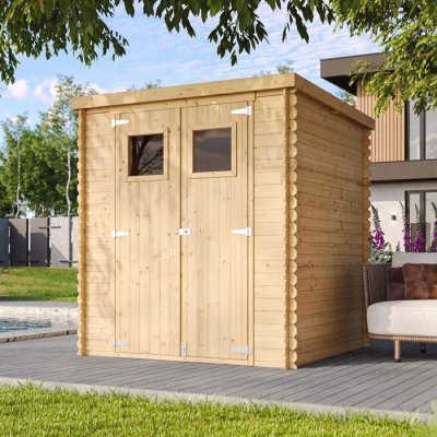 TIMBELA Abri de jardin - H200 x 204 x 204 cm / 3,53 m2 -  M309