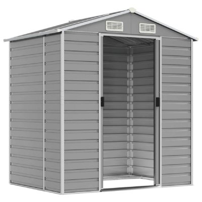 HELLOSHOP26 Abri de jardin -  - Cabanon - Acier galvanis&eacute; - 191 x 130 x 198 cm