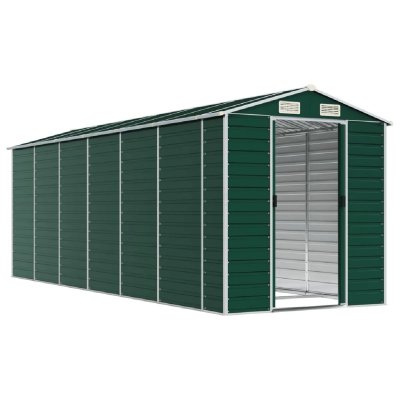HELLOSHOP26 Abri de jardin -  - Cabanon - Acier galvanis&eacute; - 191 x 555 x 198 cm