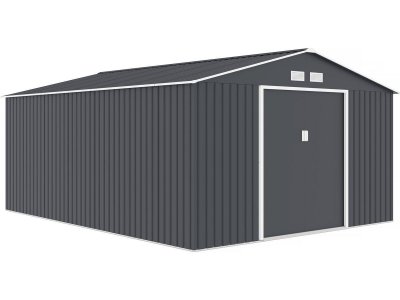 HABITAT ET JARDIN Abri de jardin m&eacute;tal ""Vegas""- 15 m&sup2;