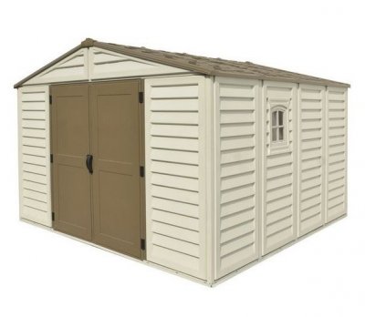DURAMAX Abri de jardin PVC WOODSTYLE PREMIUM  10,56m&sup2;