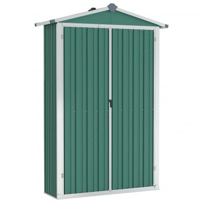 VIDAXL Abri de jardin Vert 107,5x46x183 cm Acier galvanis&eacute; 