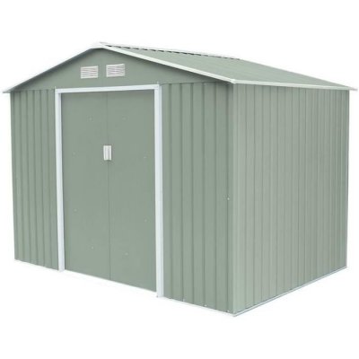 GARDIUN Abri jardin m&eacute;tal  leeds (vert clair) 5,30 m&sup2; ext KIS12997
