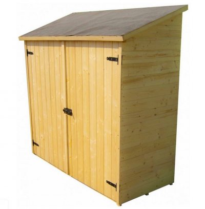 HABRITA Abri mural de rangement avec &eacute;tag&egrave;re - 