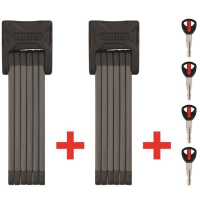 ABUS  Bordo 6000K - Antivol vlo pliable Black SH Twinset 120 cm