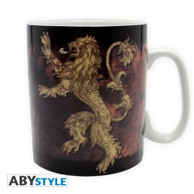 ABYSSE CORP Abystyle GAME OF THRONES - Mug - 460 ml - Lannister - avec bo&icirc;te- - M