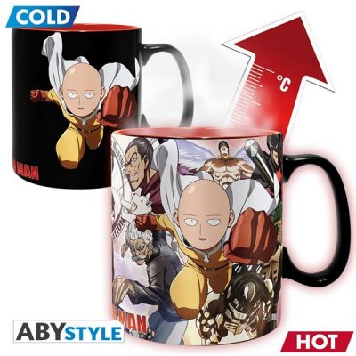 ABYSTYLE  Mug Thermor&eacute;actif H&eacute;ros (Saitama & Genos)- - Mugs et tasses