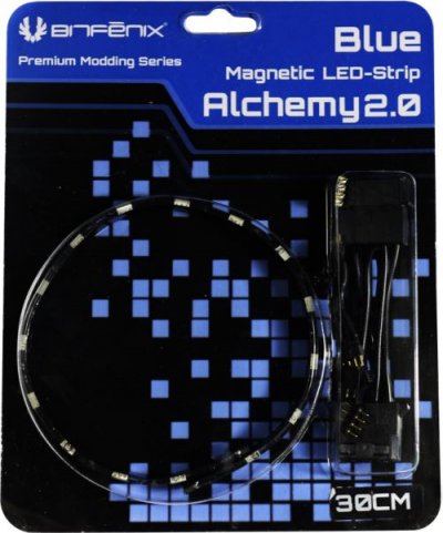 BITFENIX Accessoire bo&icirc;tier  Alchemy 2.0 Magnetic LED - 30cm - Bleu