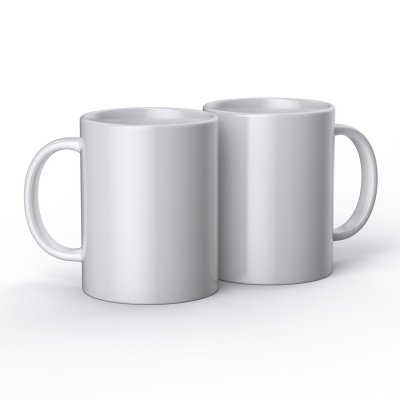 CRICUT Accessoire  Tasses ceramique blanches lot de 2 Multicolore 
