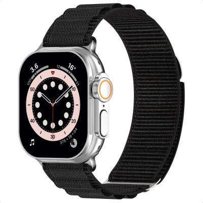 ACCEZZ  Bracelet en nylon Alpine Apple Watch  38/40/41/42 mm - Noir
