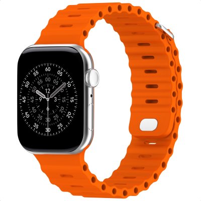 ACCEZZ  Bracelet Ocean pour Apple Watch 38/40/41/42 mm - Orange - Neuf