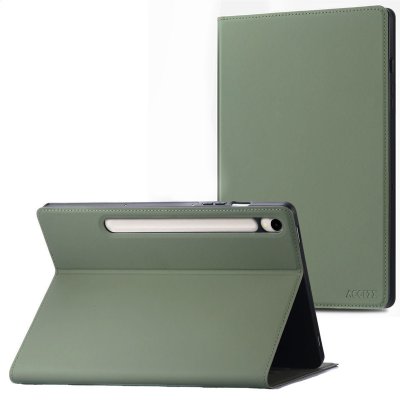 ACCEZZ  Housse Classic Tablet Stand Samsung Galaxy Tab S10 Ultra / Tab S9 Ultra - Vert