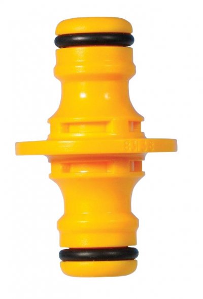 HOZELOCK Accoupleur double m&acirc;le en plastique pour tuyau d'arrosage - blister