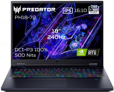 Acer Predator Helios Neo 18 - Noir
